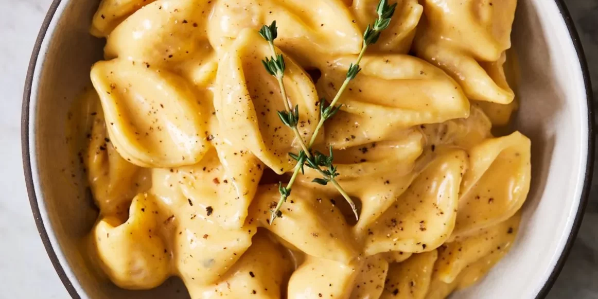 Spooky Butternut Squash Mac 'N Cheese recipe