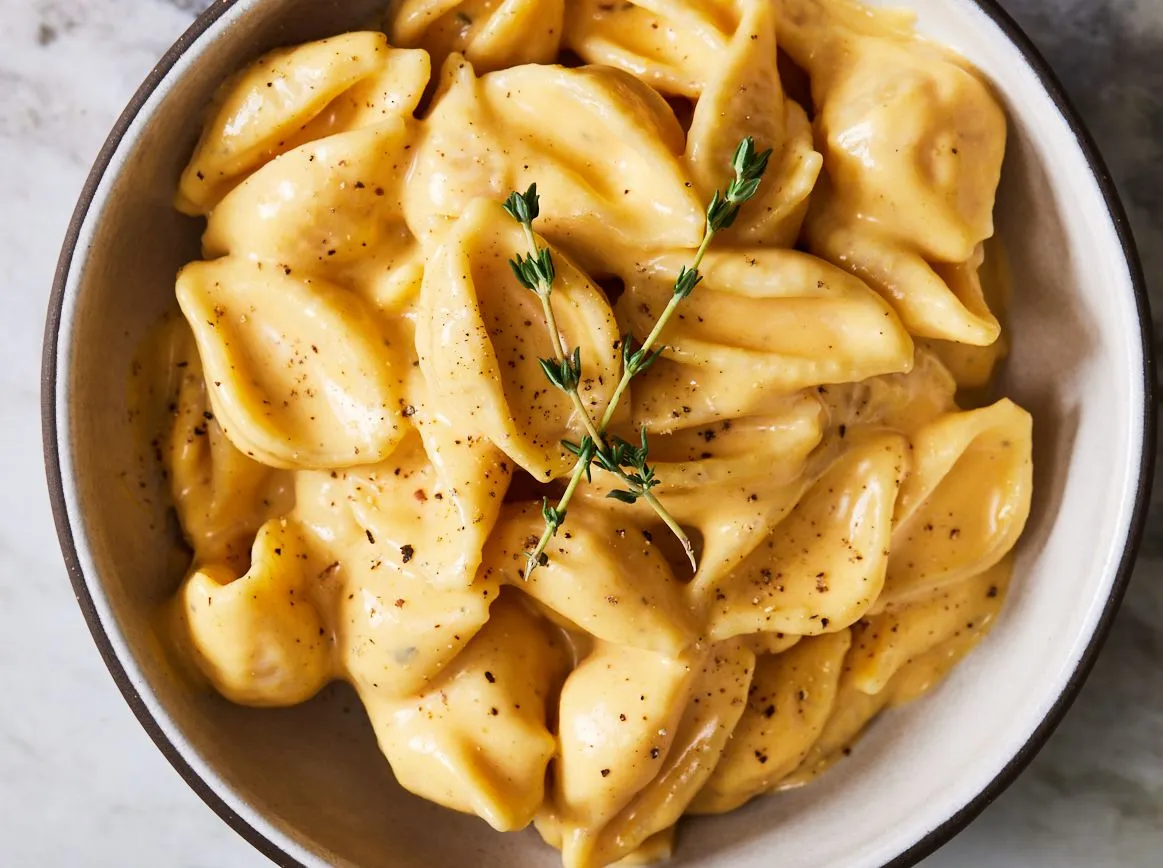 Spooky Butternut Squash Mac 'N Cheese recipe