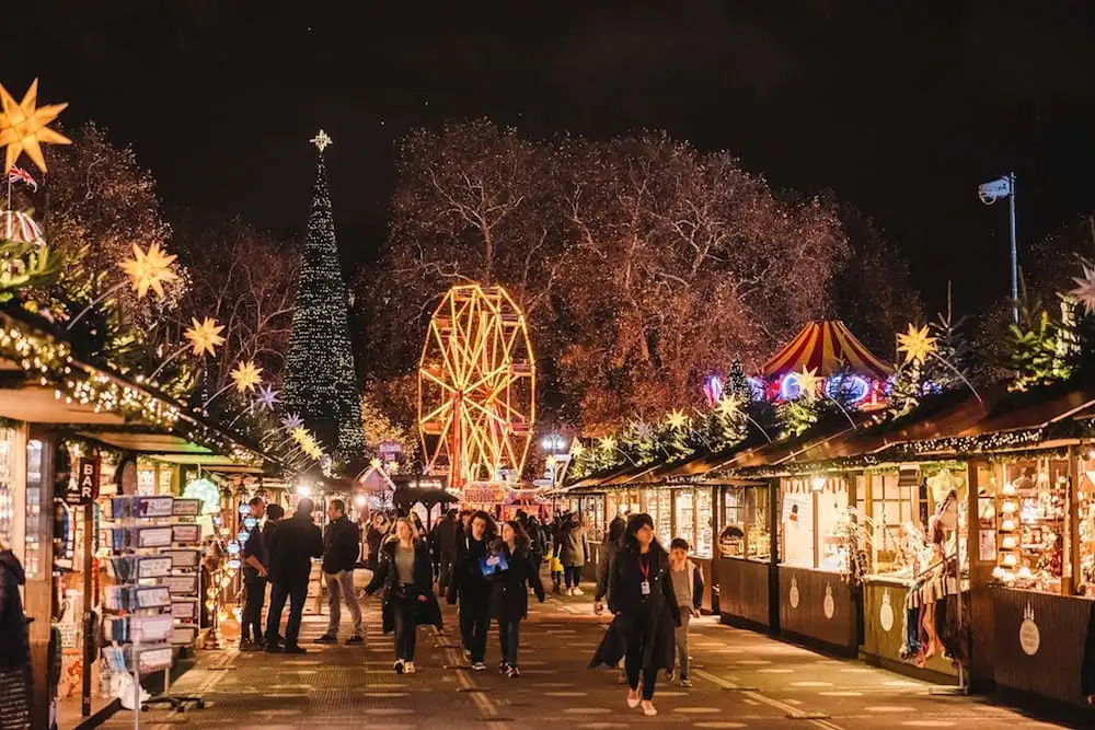 Experience the Magic 5 Must-See Places in London During Christmas-Hyde Park Winter Wonderland